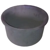 Smeltende grafittdigel av messing